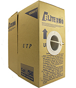 Cat 5E 350 UTP, PVC, (CM), Stranded Cond. Cable - 1000 Ft by ABA Elite