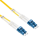Stock 1 meter LC UPC to LC UPC Singlemode Duplex Fiber Optic Patch Cable