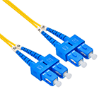 Stock 1 meter SC UPC to SC UPC Singlemode Duplex Fiber Optic Patch Cable