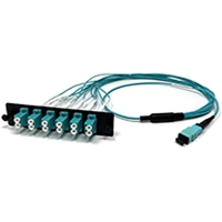 MTP/MPO to LGX Adapter Panel Cable Harness