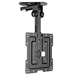 Ceiling / Under Cabinet Mount TV or LCD Screen Mount for 19 Inch to 43 Inch Screens with Folding Arm,  -0 to +90 Degree Tilt Range, and -45 to +45 Degree Swivel Range