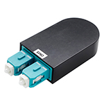 SC Multimode OM3 50/125 Fiber Optic Loopback Testing Adapter with Case