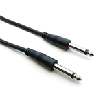 100 FT 1/4 Inch Mono Male to Male Audio Cable with Nickel Plated Connectors