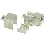 Cat 5E Keystone Jack - Shielded - RoHS Compliant and UL Listed