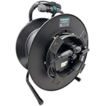 2 Fiber Extreme Mil-Tac (Double Jacketed) Singlemode Custom Deployable Fiber Optic Cable Assembly with Ruggedized Neutrik OpticalCON Duo Waterproof IP65 Rated Connectors - Made in the USA by QuickTreX®