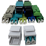 Custom Build Your Own Fiber Optic Keystone Coupler - 1 to 24 Fiber (Multimode or Singlemode / LC, SC, or MTP/MPO) by QuickTreX&reg;
