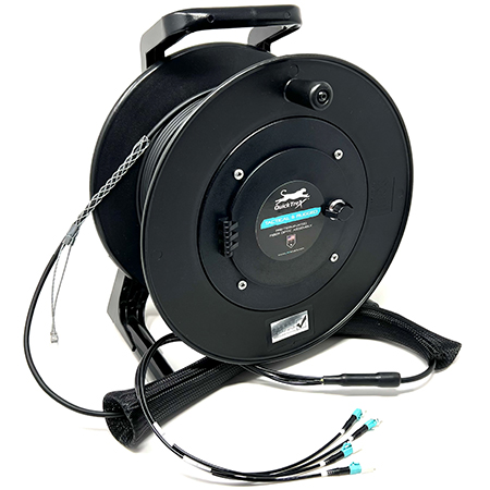 Rugged Tactical MM Custom Pre-Terminated Deployable Fiber Optic Cable Assembly