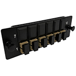 6 Fiber SC Multimode 62.5/125 OM1 Ultra High Density (UHD) Fiber Optic Adapter Panel by QuickTreX®
