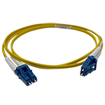LC to LC Plenum Rated Singemode 9/125 Premium Custom Duplex Fiber Optic Patch Cable with Corning® Glass - Made USA by QuickTreX®