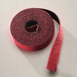 1/4 Inch Wide Black Fire Retardant WrapStrap - 75 Foot
