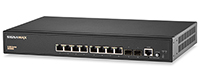 8 Port Gigabit PoE+ Managed Network Switch with 2 Gigabit SFP Ports - 300 Series by Signamax