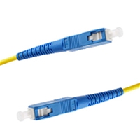 Stock SC to SC Singlemode Simplex Patch Cables