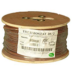 20/2 Riser Rated (CMR) Thermostat Cable Solid Copper PVC - BROWN - 500ft 