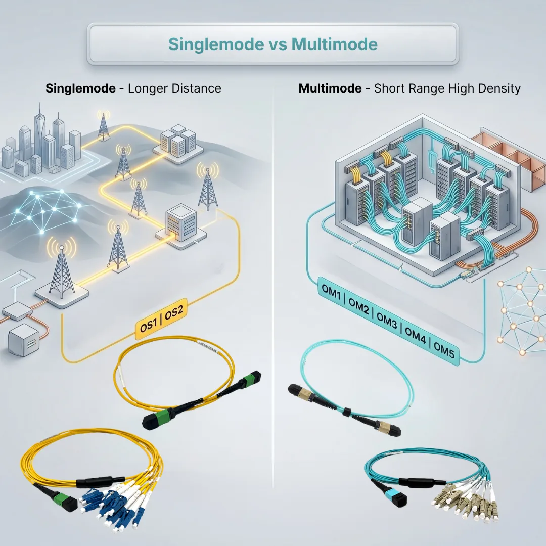 Singlemode vs Multimode
