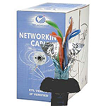 Cat 5E Shielded (F/UTP) Stranded Conductor 26 AWG 350MHz CM PVC Ethernet Cable 1000 Ft
