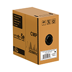 Cat 5E Unshielded (UTP) Solid Conductor 24 AWG 350MHz CMP Ethernet Cable 1000 Ft by REELEX