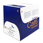 Cat.6 Solid Cable Plenum No Spline (CMP) | 1000 Ft