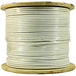 Cat 6A 10GS Shielded (FTP), Riser Rated (CMR), Solid Cond. Cable - 1000 Ft by ABA Elite