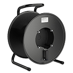 Schill HT 385 Classic Steel Cable Reel - Open w/ 60mm x 60mm Square Hole in Core for Cable Entry