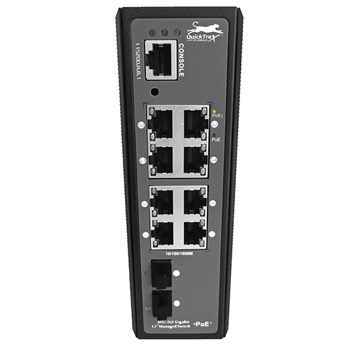 Switch Ethernet Gigabit PoE industriel 8 ports non-manageables