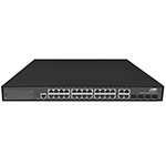 QuickTreX&reg; 28 Port Full Gigabit w/ 4 x RJ45 and SFP Combo Ports 10/100/100Mbs L2+ Managed Ethernet Network Switch - RoHS Compliant
