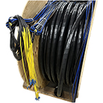 12 Strand Fiber w/ 18 x 8 AWG Power Conductors Indoor/Outdoor ONFR  Singlemode Pre-Terminated Hybrid Fiber Plus Power Assembly by QuickTreX® - UL Approved for Direct Burial and Sunlight Resistant Applications