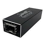 QuickTreX&reg; Mini Gigabit SFP LC to RJ45 Fiber Optic to Ethernet Media Converter with USB Type-C Power Supply - Singlemode or Multimode Compatible
