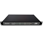 QuickTreX&reg; 24 Port Gigabit w/ 2 x SFP 10/100/100Mbs Unmanaged Rackmount Ethernet Network Switch - RoHS Compliant