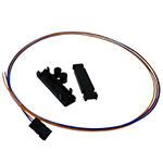 QuickTreX&reg; 2 Fiber (1 Meter) 0.9mm Diameter Fiber Optic Fan-Out / Breakout Kit - TIA Color Coded - Protects and Transitions 250um Bare Fiber to 0.9mm Buffer Tubes