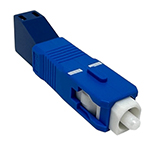 LC UPC Female to SC UPC Male Singlemode 9/125 Simplex Fiber Optic Conversion Adapter by QuickTreX&reg;