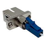 SC UPC Female to LC UPC Male Singlemode 9/125 Simplex Fiber Optic Conversion Adapter by QuickTreX&reg;