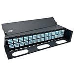 Super High Density (SHD) 14 panel (2U) Rack Mount MTP/MPO Cassette Enclosure by QuickTreX®