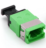 MPO/MTP Singlemode APC (Key UP - Key Down) Fiber Optic Coupler - Green