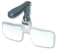 Carson VisorMag™ Clip-on, Flip-up, Visor Magnifying Glasses