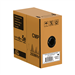 Cat 5E Unshielded (UTP) Solid Conductor 24 AWG 350MHz CMP Ethernet Cable 1000 Ft by REELEX