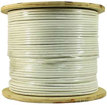 Cat 6A 10GS Shielded (FTP), Riser Rated (CMR), Solid Cond. Cable - 1000 Ft by ABA Elite