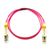 Stock 4 meter LC to LC 50/125 OM4, 10/40/100 GIG Multimode Duplex Patch Cable - Violet