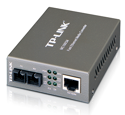 TP Link 10/100M Multimode SC Media Converter - 2km