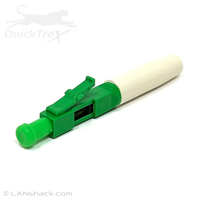 QuickTreX Singlemode LC APC Pre-Polished Simplex Fiber Optic Quick Connector