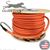 4 Strand Indoor Plenum Rated Interlocking Armored Multimode OM1 62.5/125 Custom Pre-Terminated Fiber Optic Cable Assembly - Made in the USA by QuickTreX®
