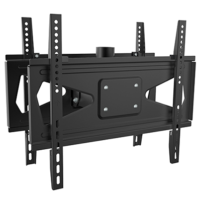 1.5 Inch Double Sided NPT Pipe Ceiling Mount TV Mount for 32 Inch to 55 Inch TV with -12 to +5 Degree Tilt Range and  and -5 to +5 Degree Swivel Range
