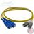FC to SC Plenum Rated Singemode 9/125 Premium Custom Duplex Fiber Optic Patch Cable with Corning® Glass - Made USA by QuickTreX®