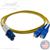 LC to SC Plenum Rated Singlemode 9/125 Premium Custom Duplex Fiber Optic Patch Cable with Corning® Glass - Made USA by QuickTreX®