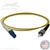 LC to ST Plenum Rated Singemode 9/125 Premium Custom Simplex Fiber Optic Patch Cable with Corning® Glass - Made USA by QuickTreX®