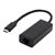 USB Type-C Gigabit 10/100/1000Mbps Ethernet Adapter - Black