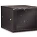 9U LINIER® Swing-Out Wall Mount Cabinet - Glass Door