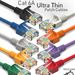 1 Ft Cat 6A Ultra Thin Stock Ethernet Patch Cable