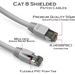 Cat 6A Ultra Thin Ethernet Patch Cable