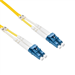 Stock 2 meter LC UPC to LC UPC Singlemode Duplex Fiber Optic Patch Cable