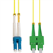Stock 4 meter LC UPC to SC APC Singlemode Duplex Fiber Optic Patch Cable